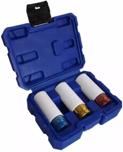 US PRO By BERGEN BERGEN Alloy Wheel Nut DEEP Thin Wall Impact Socket Set 1/2"drive 17mm 19mm 21mm -SOCKET SETS & EXTENSION BARS Sales e162a7e5 54c6 48ac 8f5f e61361490541