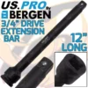 US PRO By BERGEN US.PRO By BERGEN 3/4" Drive Impact Extension Bar 12" Long 300mm Extra Long Reach Exts Bar
