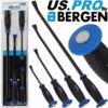 US PRO By BERGEN Pry Bar Set With Protective Handle Guard HEAVY DUTY JEMMY CROW PRY BARS