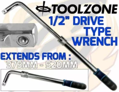 BERLIN TOOLS Toolzone Tyre Wrench Set 1/2" Dr Extendable Handle Socket Nut Wrench 17mm 19mm 21mm 23mm -SOCKET SETS & EXTENSION BARS Sales e59a2ca6 49b5 4c6d 9277 090ec7baffde