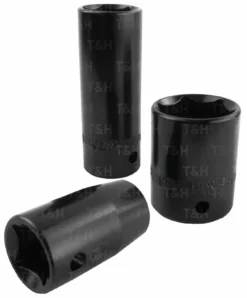 US PRO By BERGEN BERGEN DEEP SHALLOW IMPACT SOCKETS AF/SAE MM & ADAPTOR 37pc 6pt HEX 3/8" 1/2" DR -SOCKET SETS & EXTENSION BARS Sales e5f95cc7 1de6 4a74 95b7 d23b6bf6f547