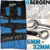 US PRO By BERGEN BERGEN 6-32mm Spanners Set Combination S-Type Double Ring Half Moon Spanner