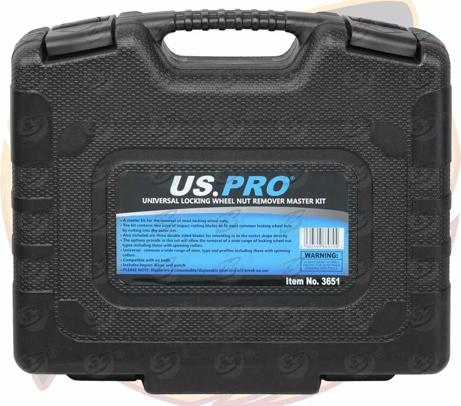 US PRO By BERGEN US.PRO By BERGEN Master Locking Wheel Nut Removal Set Universal Stud Remover Tool Kit 5 US PRO By BERGEN US.PRO By BERGEN Master Locking Wheel Nut Removal Set Universal Stud Remover Tool Kit - Image 5