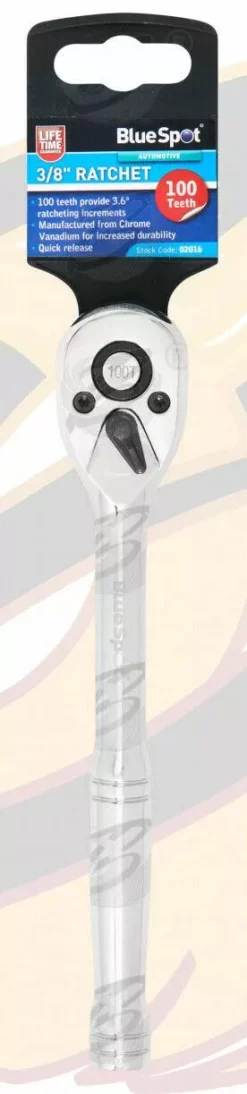 BlueSpot Deep Socket Set 3/8" Drive 6mm - 19mm 100 Tooth Ratchet & Extensions Long Reach -SOCKET SETS & EXTENSION BARS Sales e86fabe8 3946 4ad9 95e3 202f1aa275a2