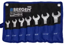 US PRO By BERGEN 7 Piece SAE STUBBY Combination Spanner Set 3/8" - 3/4" -SOCKET SETS & EXTENSION BARS Sales ea50d682 e686 4e28 81bb fab6765f744a
