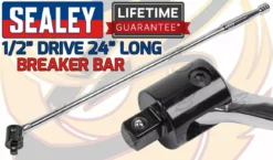 SEALEY 1/2" Drive 600mm 24" Long Breaker Bar Strong Arm Power Bar 17mm 19mm 21mm -SOCKET SETS & EXTENSION BARS Sales eb692286 8f65 46fd b63c f7b7378a60d5