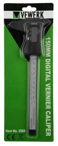 US PRO By BERGEN VEWERK By BERGEN Digital Vernier Caliper 6" 150mm Vernier Gauge Micrometer Measuring Tool -SOCKET SETS & EXTENSION BARS Sales ec96965f f392 442b a9e1 1128d8629aab