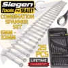 Sealey SIEGEN Combination Spanners Combi Wrench Set 6-32mm Open & Ring End Spanners 25p
