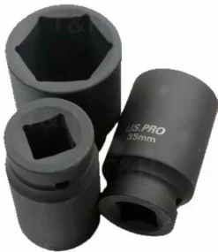 US PRO By BERGEN BERGEN 3/4"Inch DRIVE DEEP IMPACT Socket Set 24-41mm HGV Long Reach Impact Socke -SOCKET SETS & EXTENSION BARS Sales efcfe2ad 95f5 4c35 b134 9e26470245c1