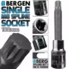 US PRO By BERGEN BERGEN Spline Socket M8mm 1/2" Drive 100mm 8mm Spline Key Single Socket