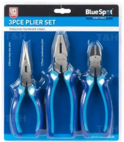 BlueSpot Pliers 3pc HARDENED Combination Plier Set Side Cutters Long Nose Pliers Wire Cut -SOCKET SETS & EXTENSION BARS Sales f1d71475 5627 45e5 8004 aa46c9e6cd23