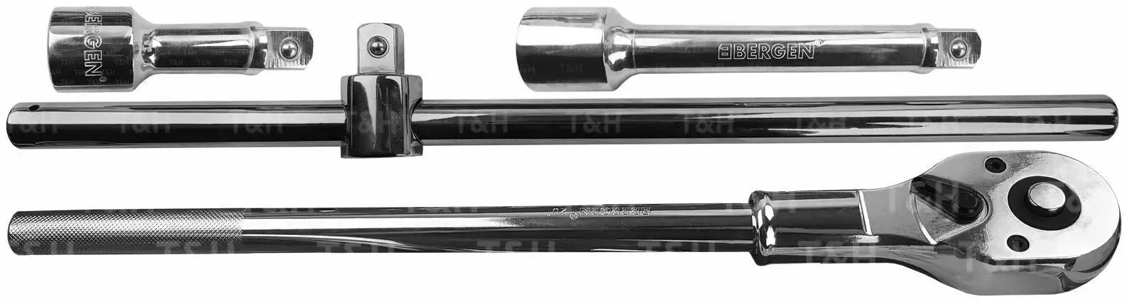 US PRO By BERGEN BERGEN 3/4" Drive Socket Set 19-50mm Ratchet Extension Bar Metric 20pc Tool Set 4 US PRO By BERGEN BERGEN 3/4" Drive Socket Set 19-50mm Ratchet Extension Bar Metric 20pc Tool Set - Image 4