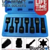BlueSpot IMPACT TORX BIT Socket Set 1/2" Dr Impact Star Keys T30 To T80 8pc TX 1/2" Drive