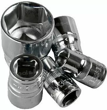 US PRO By BERGEN BERGEN Socket Set 3/8" Drive Shallow Sockets Set 17pc 8mm-24mm Socket Tool Set 3 US PRO By BERGEN BERGEN Socket Set 3/8" Drive Shallow Sockets Set 17pc 8mm-24mm Socket Tool Set - Image 3