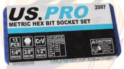 US PRO By BERGEN US.PRO By BERGEN HEX BIT Sockets Set Allen Keys 1/4" 3/8" 1/2" H2 - H14 Allen Keys Sockets -SOCKET SETS & EXTENSION BARS Sales f58b814e f0ee 4517 972e ae9caef78ec2