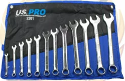 US PRO By BERGEN US PRO SAE / AF Imperial Combination Spanner Combi Wrench Set 1/4" - 1" 12pcs -SOCKET SETS & EXTENSION BARS Sales faab0aa2 7245 462d 9764 44840d02df0a