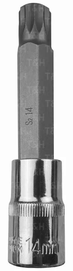 US PRO By BERGEN BERGEN Spline Socket M14mm 1/2" Drive 100mm 14mm Spline Key Single Socket -SOCKET SETS & EXTENSION BARS Sales faea302d afd3 474b 92fd 1b86d7106642