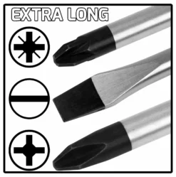 US PRO By BERGEN US.PRO Extra Long Magnetic Screwdrivers 500mm Long Pozi Philips Slotted PZ3 PH2 15 US PRO By BERGEN US.PRO Extra Long Magnetic Screwdrivers 500mm Long Pozi Philips Slotted PZ3 PH2 -SOCKET SETS & EXTENSION BARS Sales fc08f92c 3684 4794 8c13 f6a967a80b97