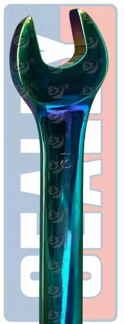 SEALEY 10 Piece TITANIUM COATED Combination Spanner Set 8mm - 19mm -SOCKET SETS & EXTENSION BARS Sales fd669ca3 4001 403e b742 5753c7015fca