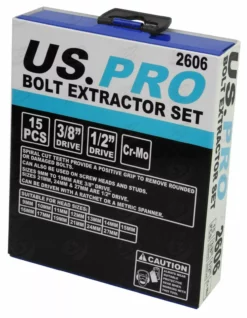 US PRO By BERGEN BERGEN Locking Wheel Nut Removers 15pc Nut Bolt Stud Extractor Twist Socket Set -SOCKET SETS & EXTENSION BARS Sales fe4b3df3 ce72 4457 8bdc 9f76f96b8fcd